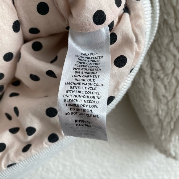 Tucker + Tate Teddy Jacket Polka Dots Size Small 7/8 - Picture 4 of 6